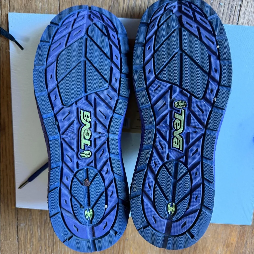 Teva Purple and Lime Athletic Lace-Up Shoes